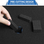 Pick and Pluck Foam Inserts, 4 Pcs 16 x 12 In, 2 Thick Polyurethane Foam