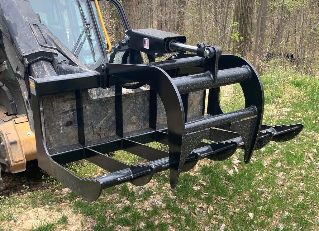 48" Root Grapple for Skid Steer/Tractor-Brush Grapple | Skid Steer Mount Material Handling Attachment