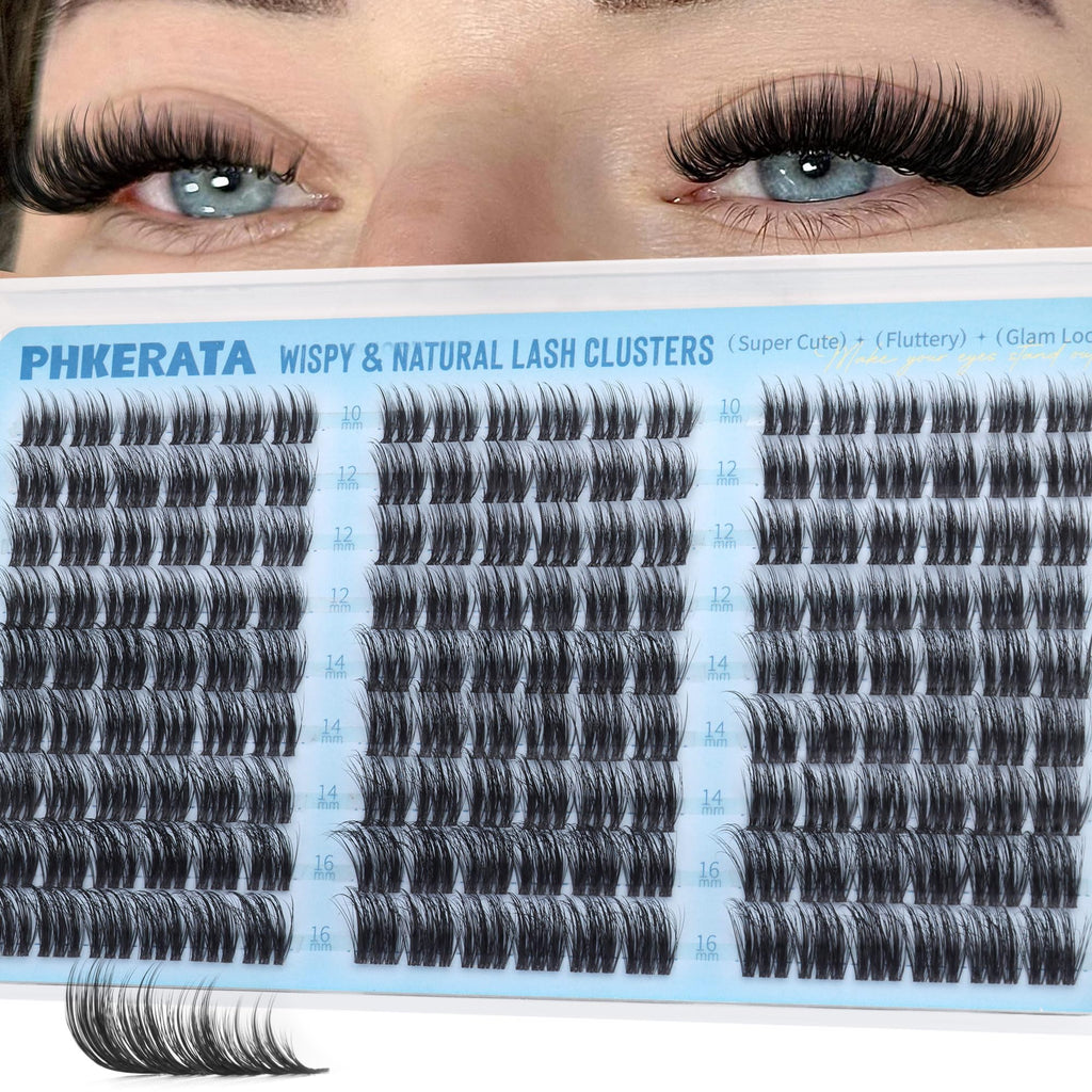 Fluffy Lash Clusters Wispy Cluster Eyelash Extensions C Curl