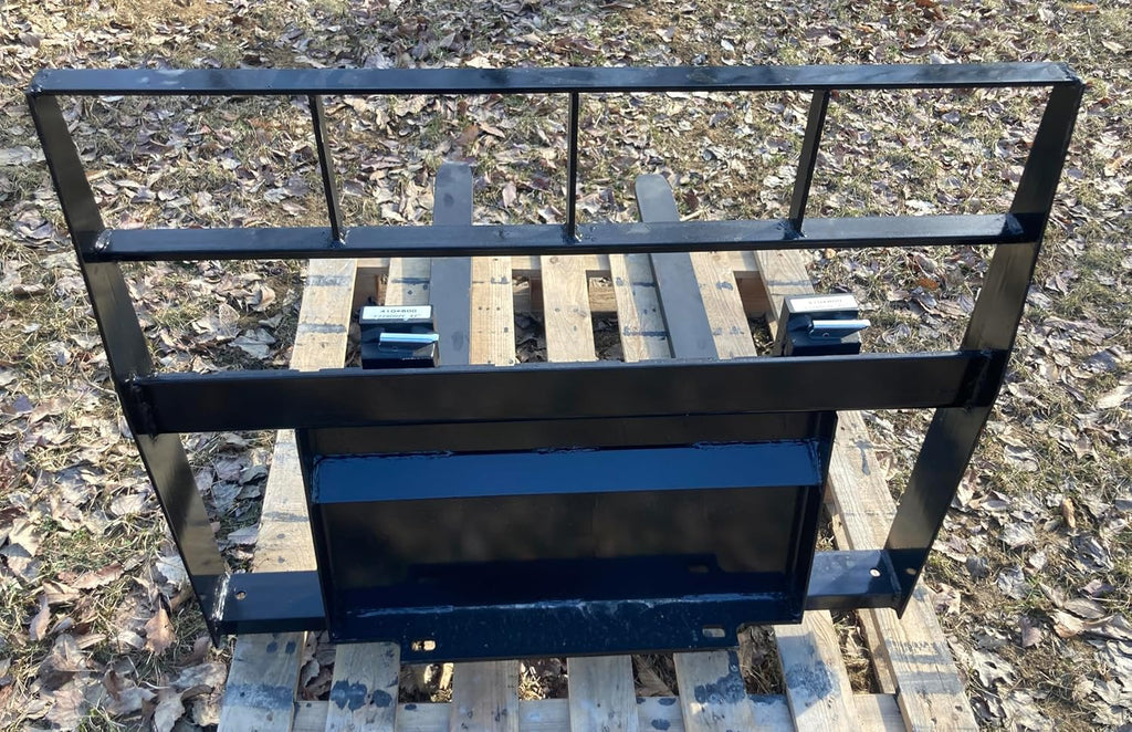 2000LB Pallet Forks Attachment-Dingo Style Mount Plate-42" Adjustable | Dingo Mount Material Handling Attachment