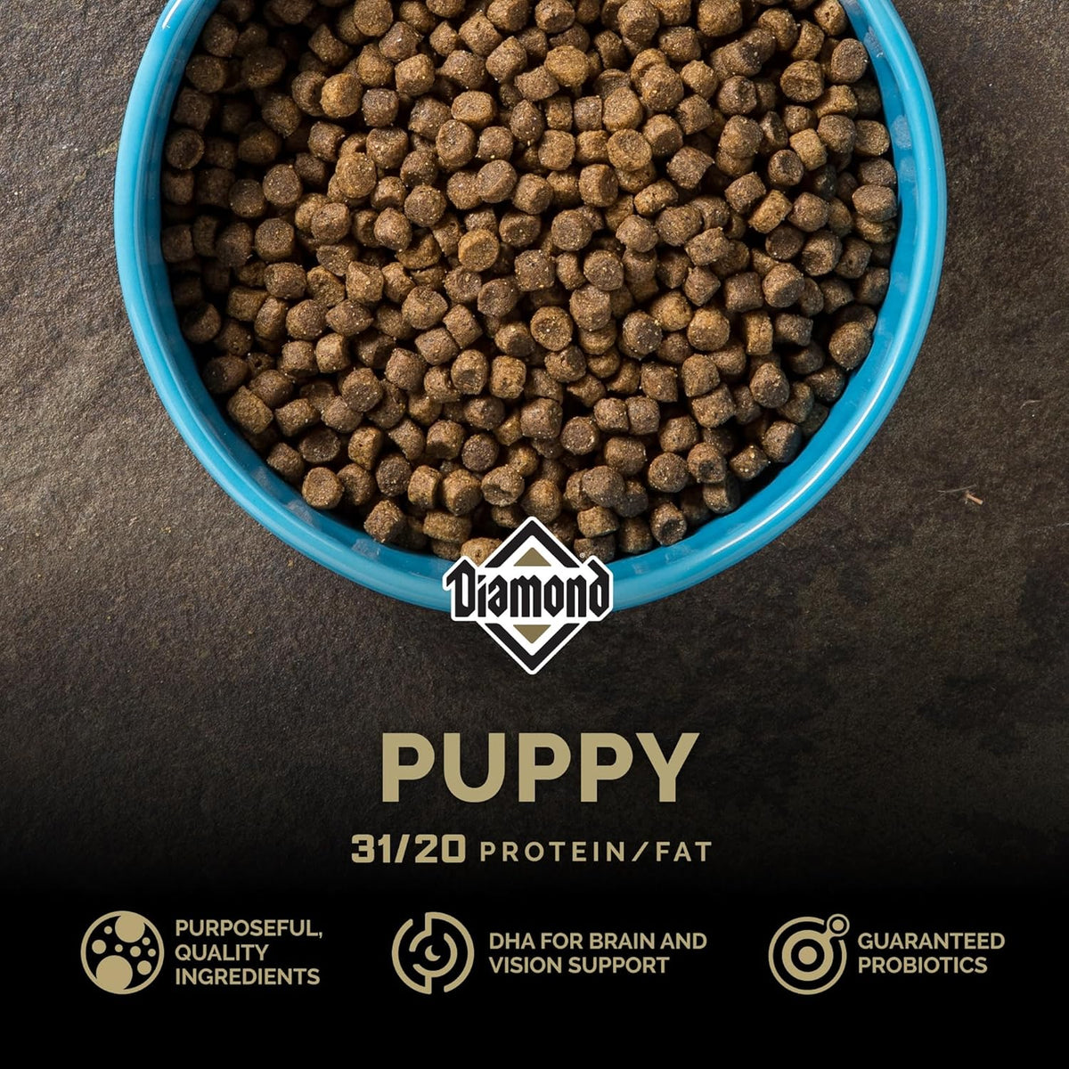 Puppy High Protein Dry Dog Food, Chicken Protein, 40lb