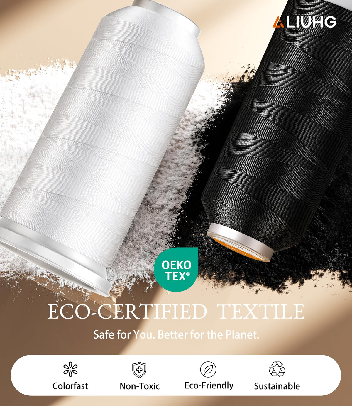2000 Yards/Spool Superior Sewing Thread, All Purpose Sewing Machine Thread
