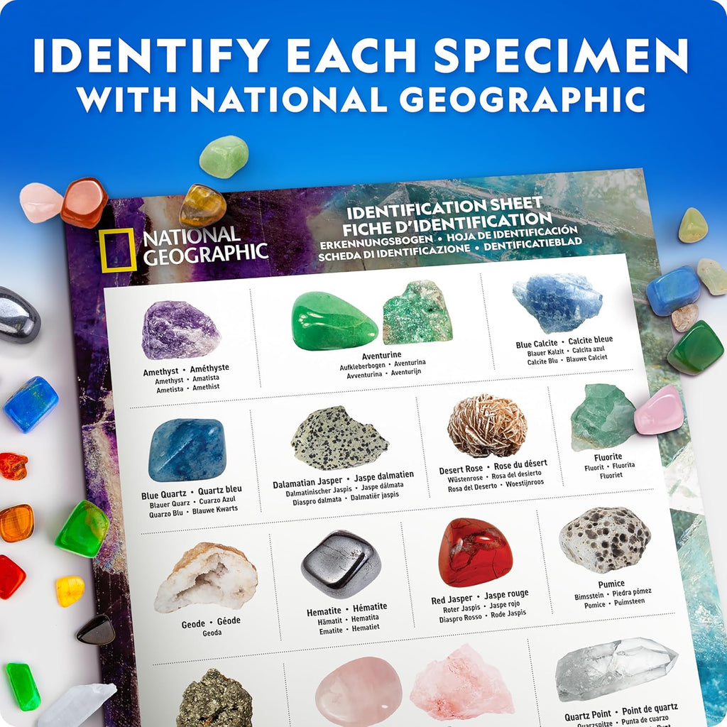 National Geographic Rock Collection with 300+ Gemstones and Minerals | Genuine Rocks, Minerals & Crystals, 2