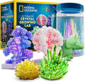 National Geographic Crystal Growing Kit with 5 Unique Activities | Glow-in-the-Dark Crystal, Underwater Crystals