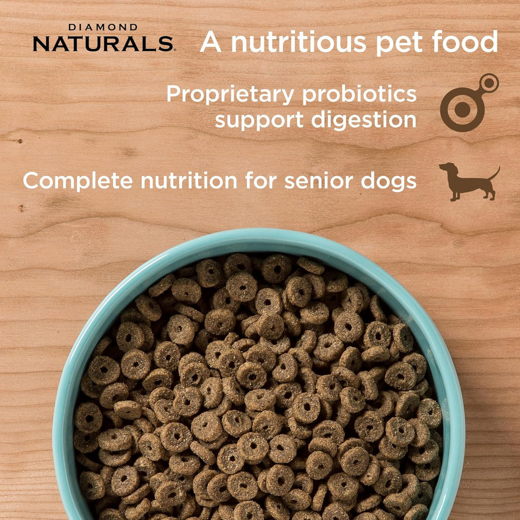 Senior Dry Dog Food, Chicken, Egg & Oatmeal, 6lb