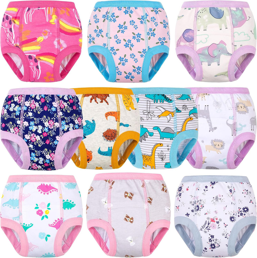10-Pack Potty Training Underwear, Toddler Training Pants