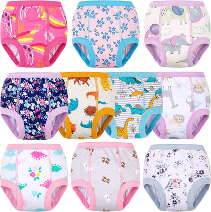 10-Pack Potty Training Underwear, Toddler Training Pants