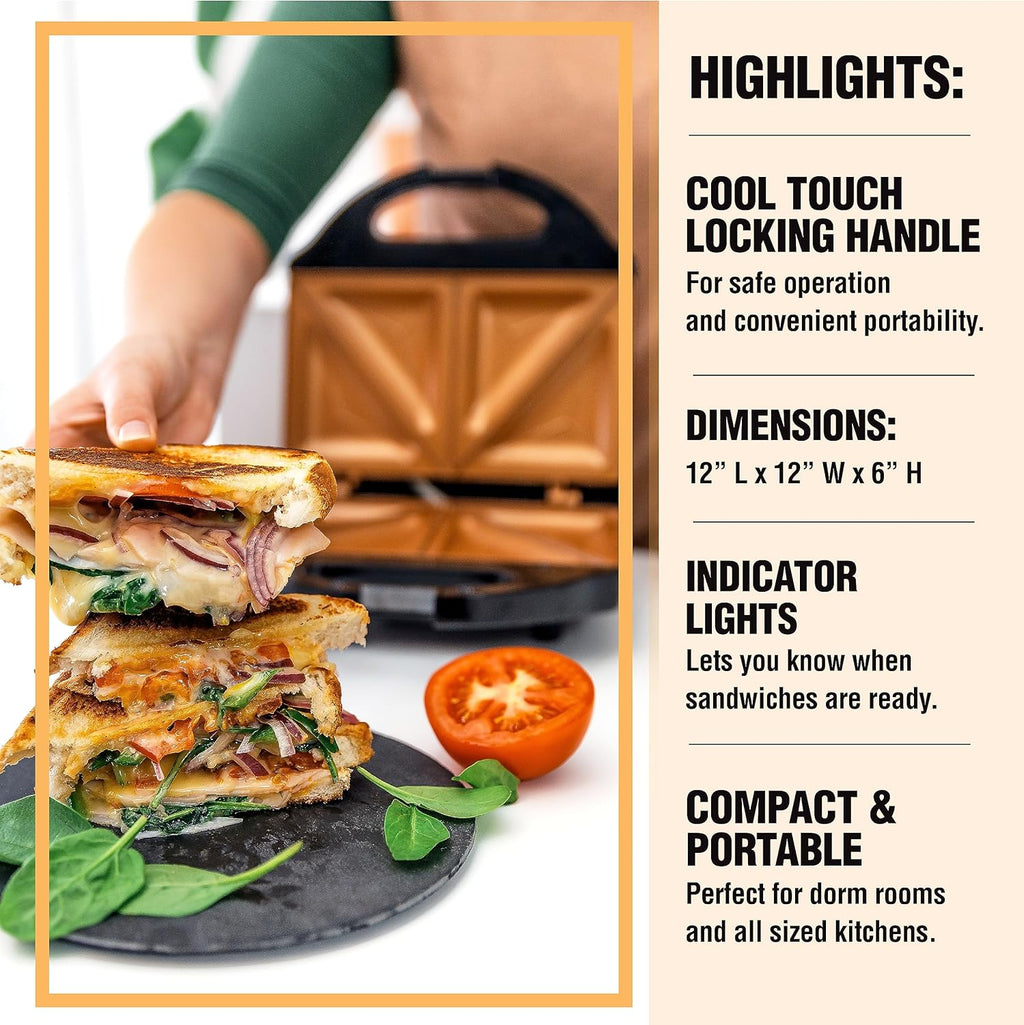 Breakfast Sandwich Maker & Panini Press