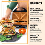 Breakfast Sandwich Maker & Panini Press