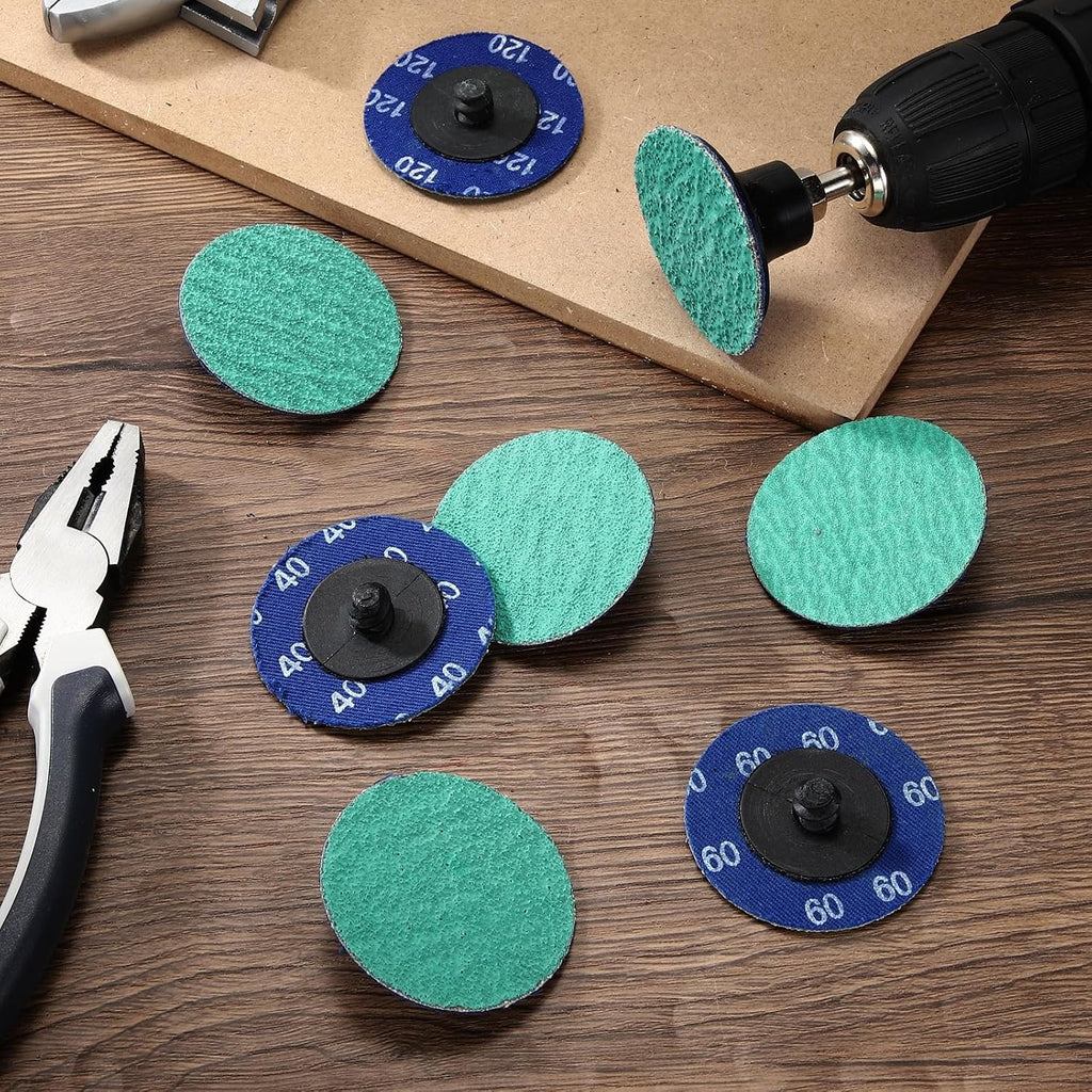 20 Pcs 2" 80 Grit Quick Change Surface Conditioning Discs