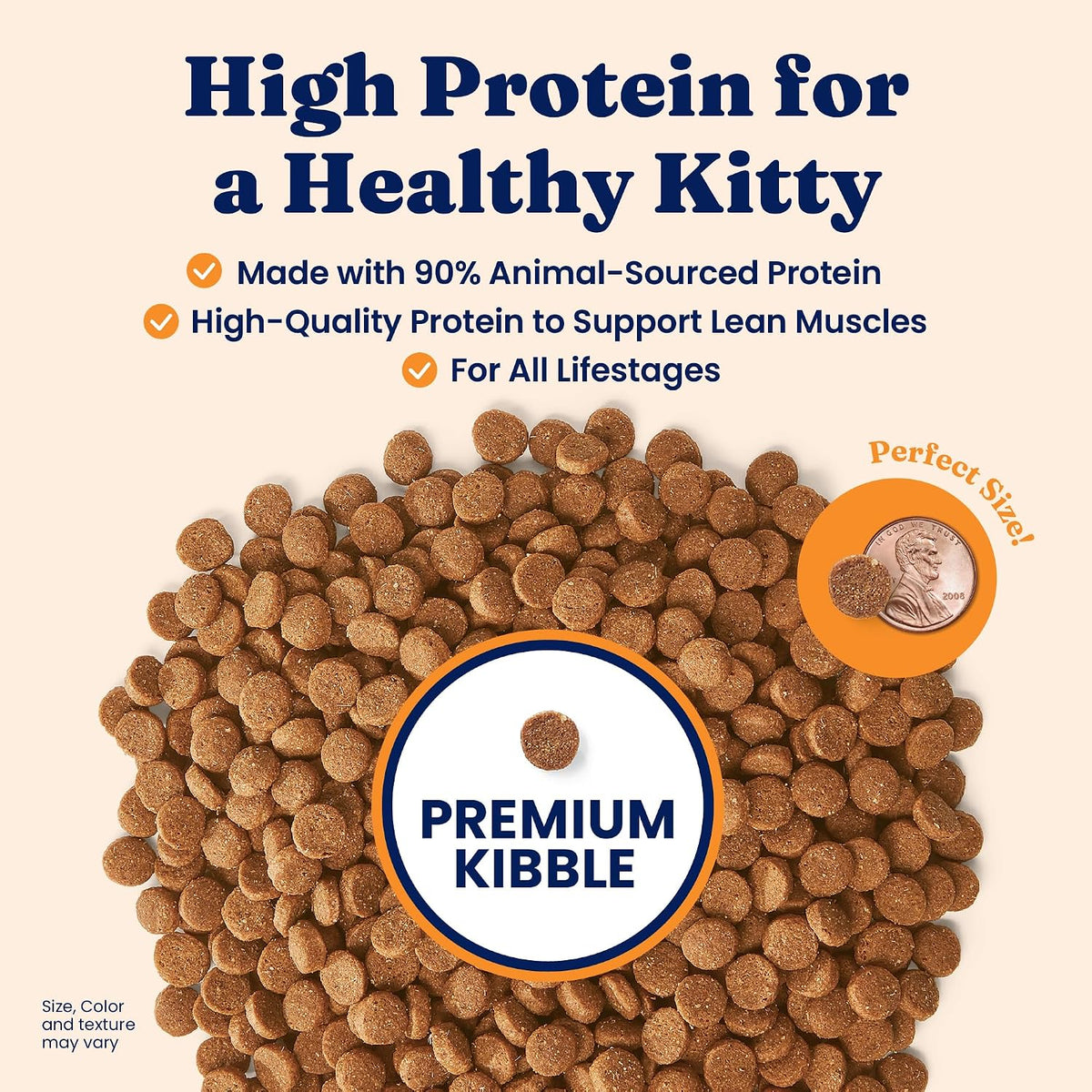 High Protein Chicken Dry Cat Food, for Cats & Kittens 3lb
