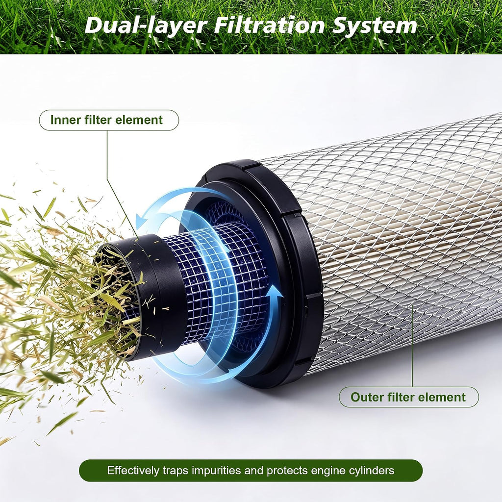 Heavy Duty Canister Air Filter Upgrade Kit for Kawasaki FR Series Engines