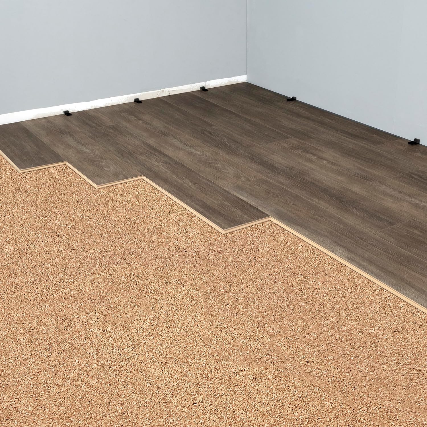 Premium Cork Underlayment Roll - 6 mm - 200 sq. ft. (4' x 50')
