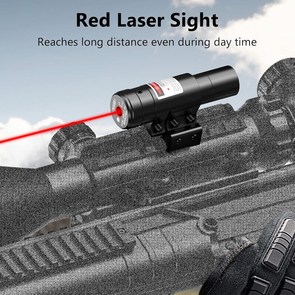 4-16x50 AO Hunting Rifle Scope Dual Illuminated Rangefinder Optics & 4 Holographic Reticle Red/Green Dot Sight &