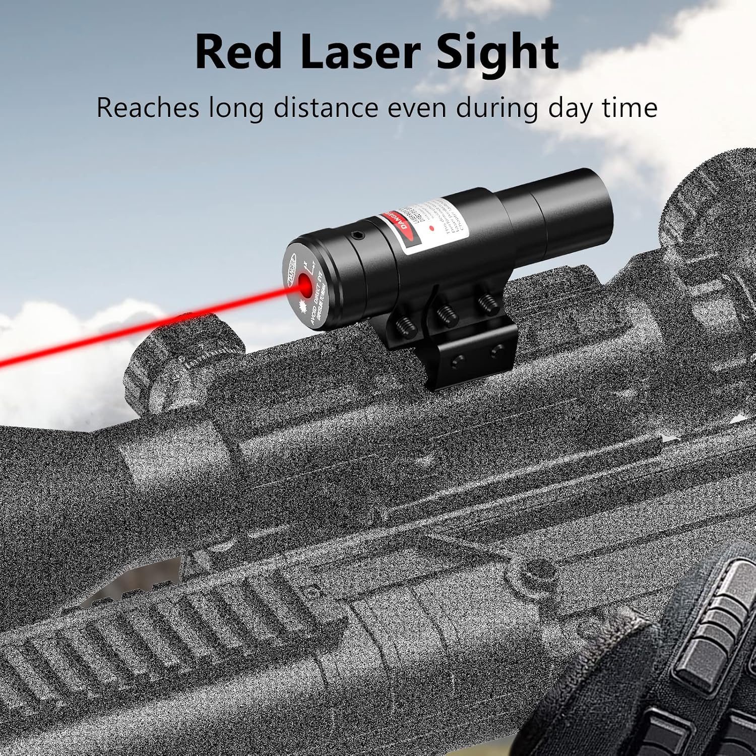 4-16x50 AO Hunting Rifle Scope Dual Illuminated Rangefinder Optics & 4 Holographic Reticle Red/Green Dot Sight &