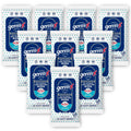 Advanced Single-Use Hand Sanitizer Wipes, 20 Soft Wipes (Pack of 10), Fast-Drying & No Rinse Plant-Based Alcohol