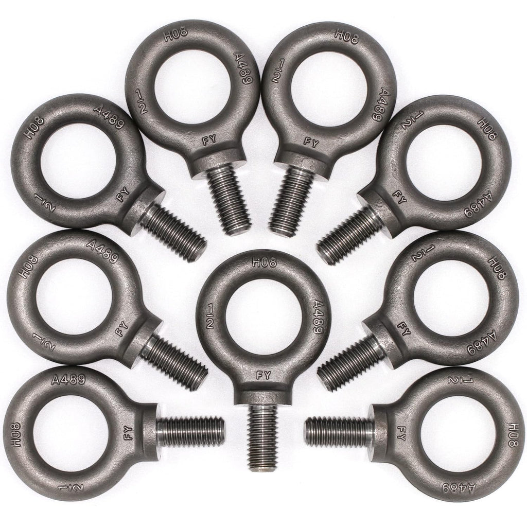 Box of 9 Pcs Lifting Shoulder Eye Bolts 1/2"-13 X 1