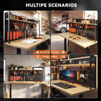 59"x24" Garage Work Bench Electric Height Adjustable with Pegboard