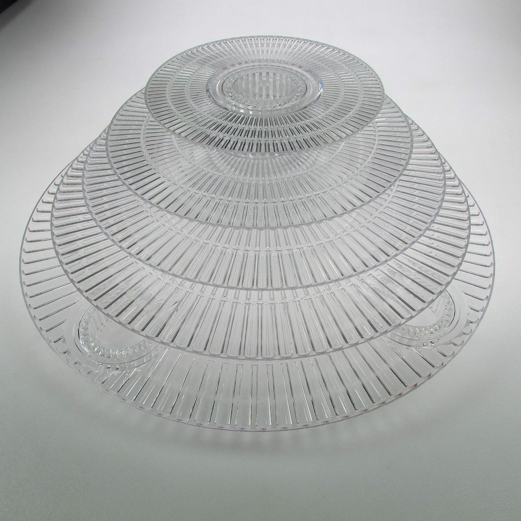 3 Tier Acrylic Wedding Cake Stand (STYLE R300)
