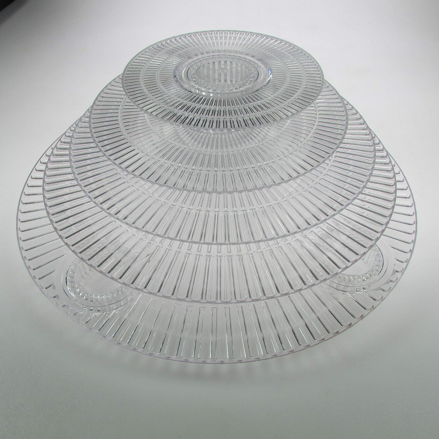 3 Tier Acrylic Wedding Cake Stand (STYLE R300)