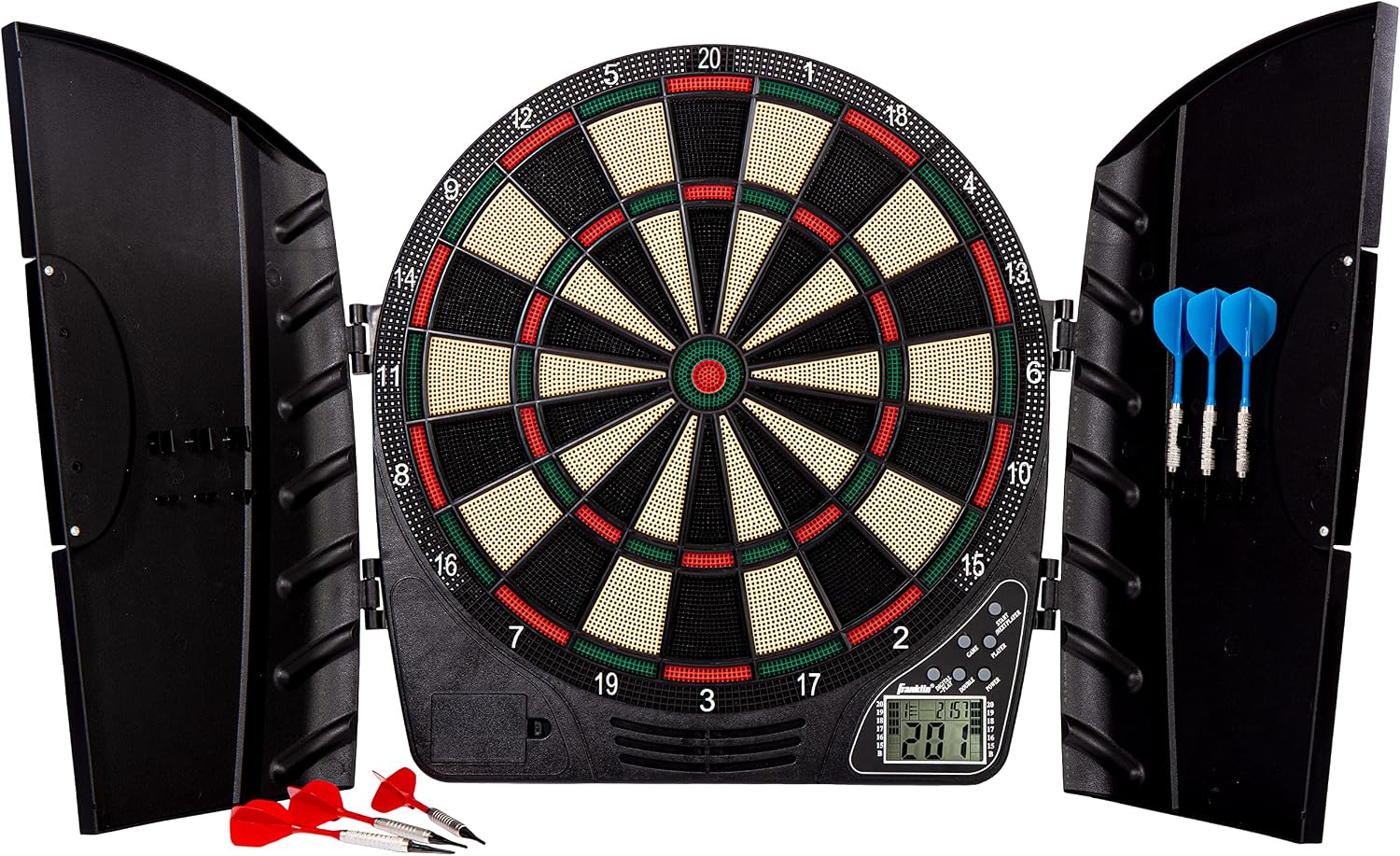 Electronic Dart Board Sets - Soft Tip Electric Dartboard with Digital Scoreboard - (6) Darts Included