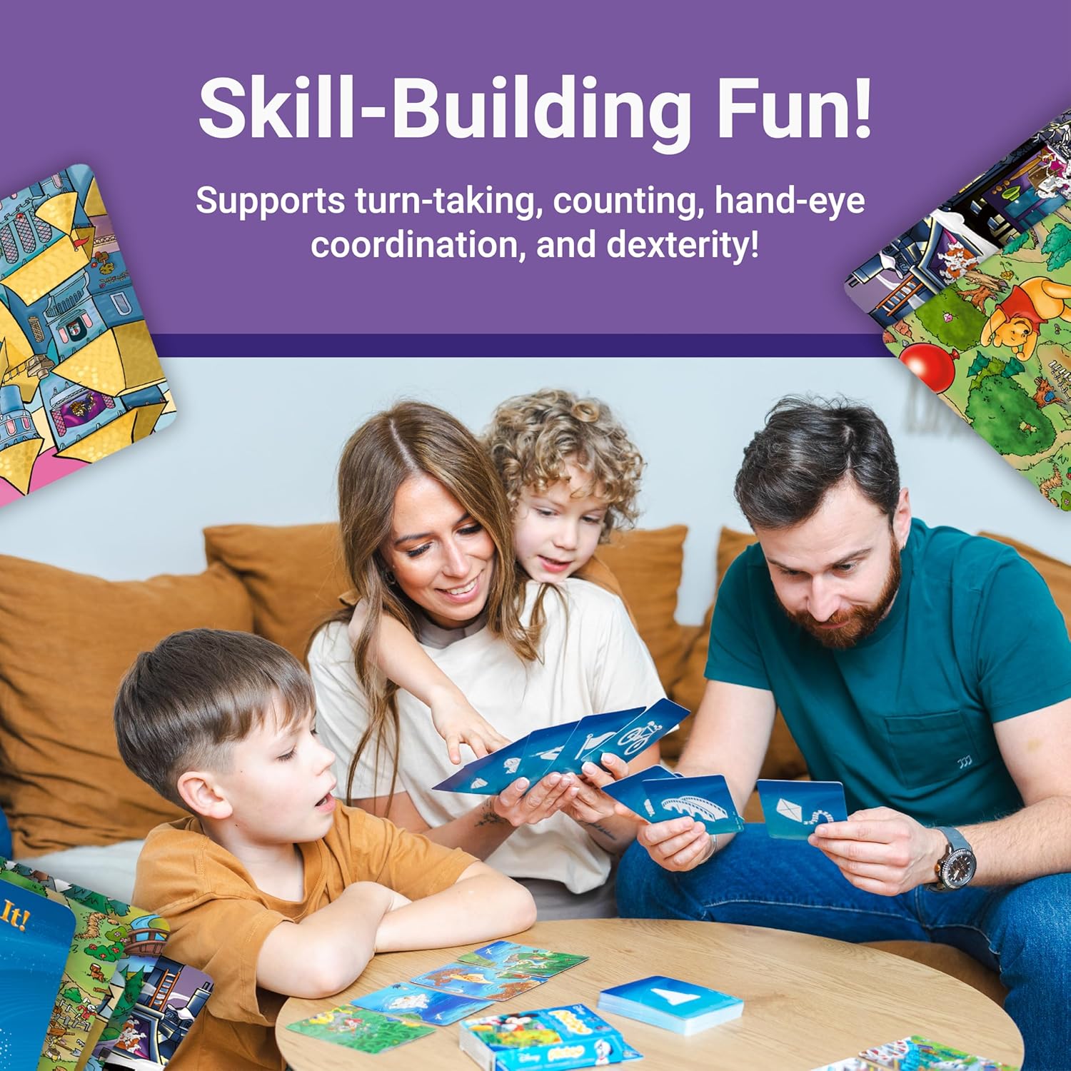 Ravensburger Eye Found It! World of Disney Card Game - Fun and Educational Spot It for Toddlers, Preschoolers, Boy