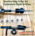 FTG USA #10 (3/16") Countersink Drill Bit for Wood with Tapered Drill Bits