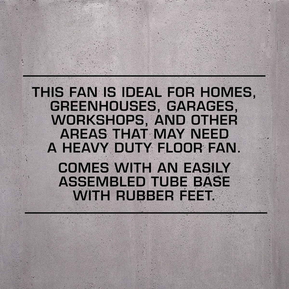 Hurricane Pro High Velocity Floor Fan, 3 Speeds, Black, 20in, 2 Pack