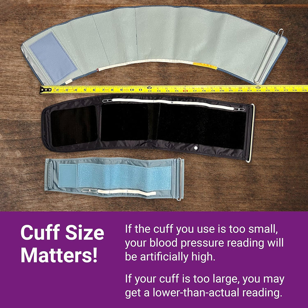 Medium Blood Pressure Cuff Replacement (9.0-14.6"/23-37cm), Latex Free Blood Pressure Cuff, UA-290A ISO-Compliant
