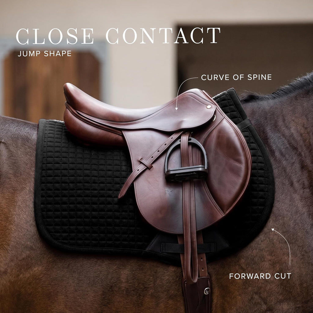 Close Contact Horse Saddle Pad for Jumping