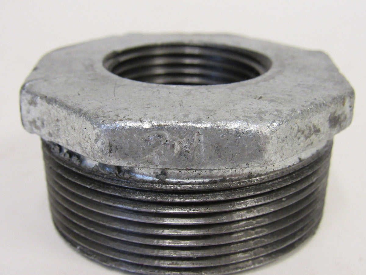 TSX 1-1/4 Inch X 3/4 Inch Galvanized Malleable Iron Reducing Bushing