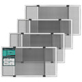 Expandable Window Screen, 15" H x 21.6" - 40" W, 4 Pack