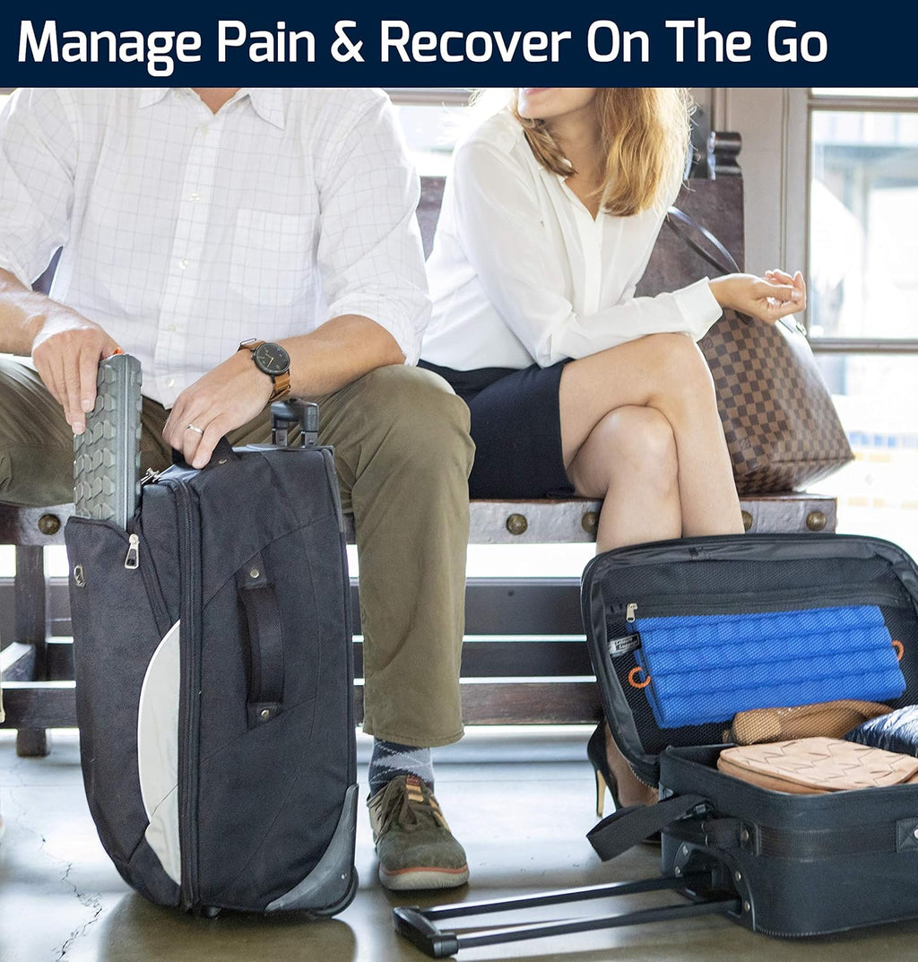 Morph Foam Roller: Collapsible Travel Foam Roller for Back Pain Relief, Workout Muscle Recovery, Back Massager, Deep