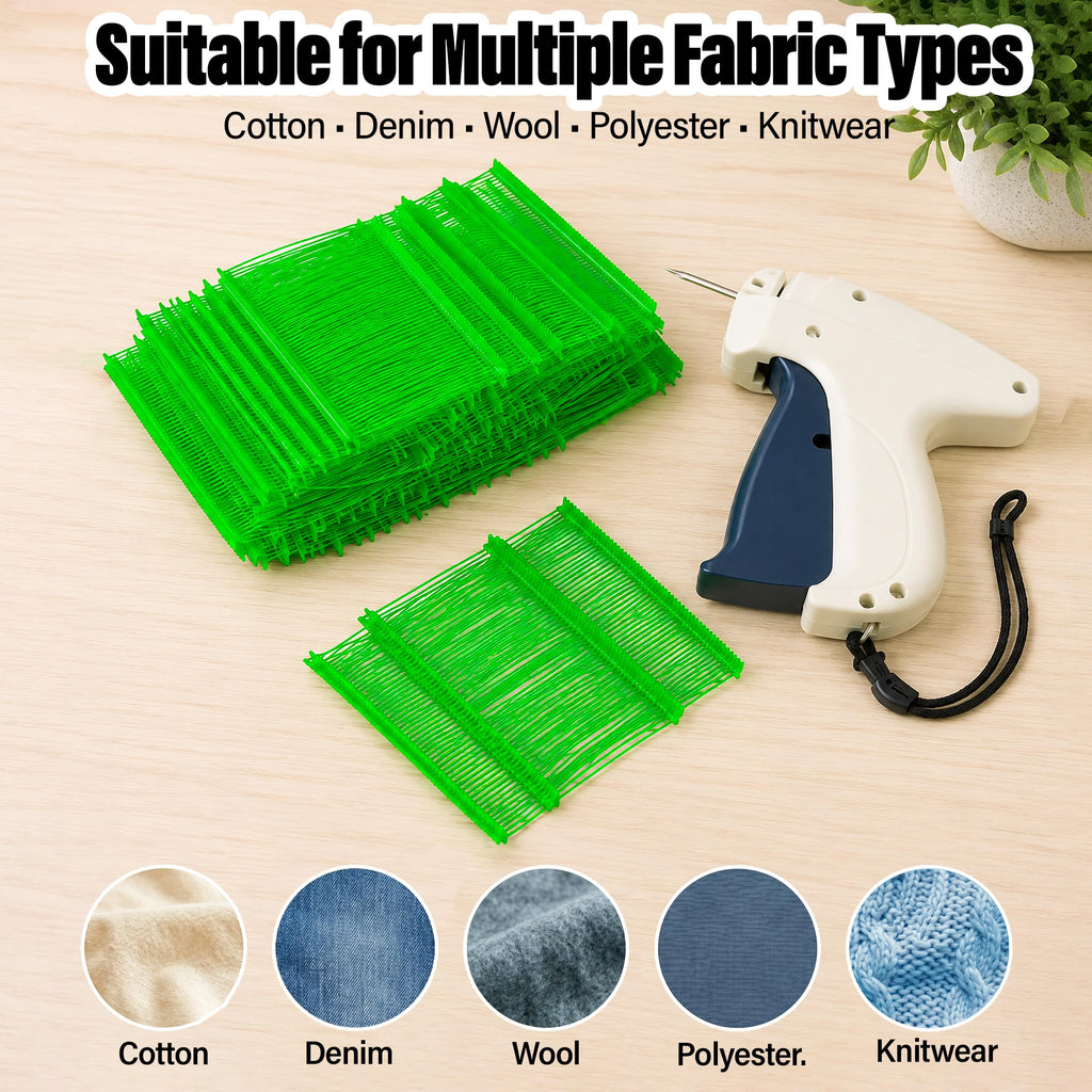 Green Tag Gun Barbs 3 Inch - 5000 PCS Standard Regular Plastic Fasteners