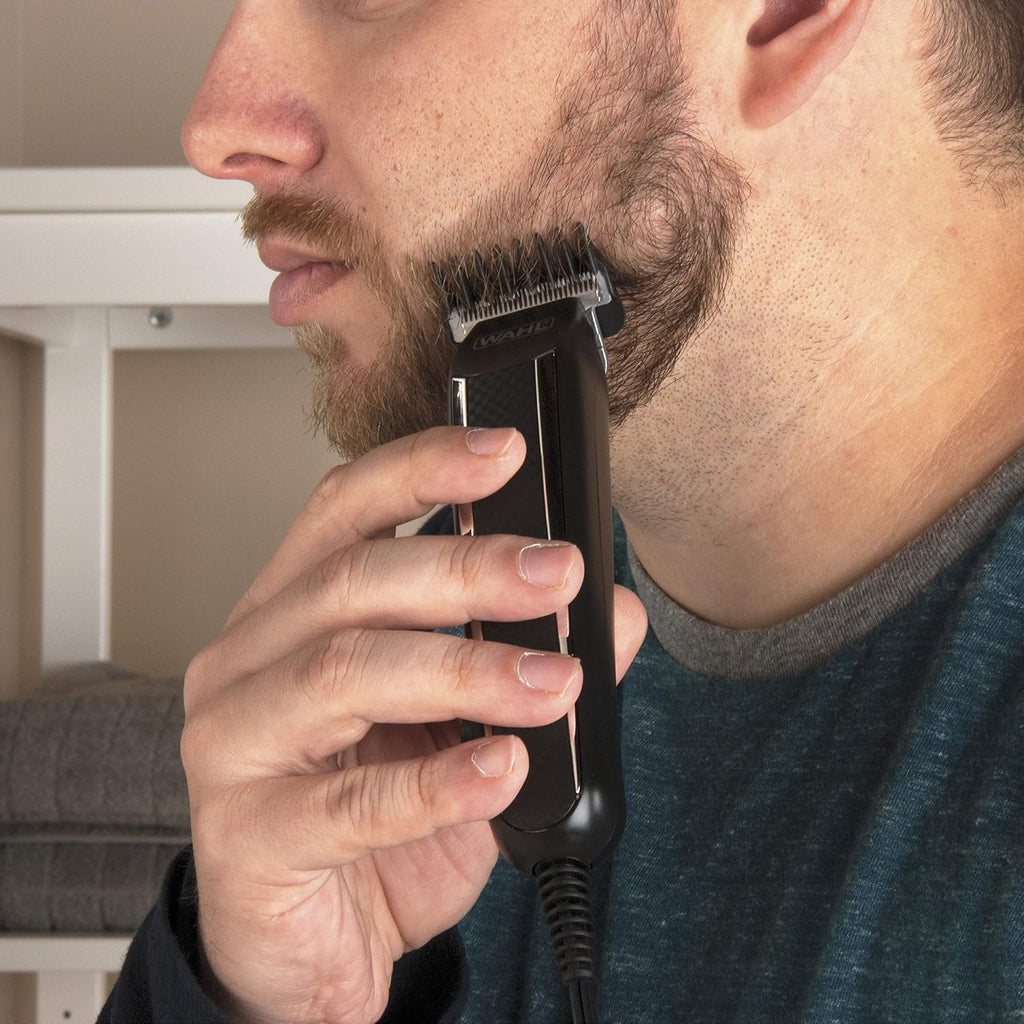 PowerPro Corded Detailer Trimmer Kit for Mens Grooming – for Beard, Mustache, Stubble, Ear, Nose, & Body Grooming –