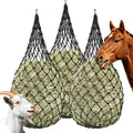 3 Pack Hay Nets for Horses, Slow Feed Hay Bags for Horses Goats with 2.3 Inch Holes, Hanging Hay Feeder for Stable