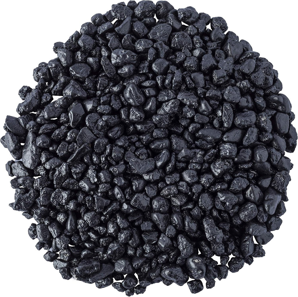 Aquarium Gravel, Solid Black, 5-Pound Bag