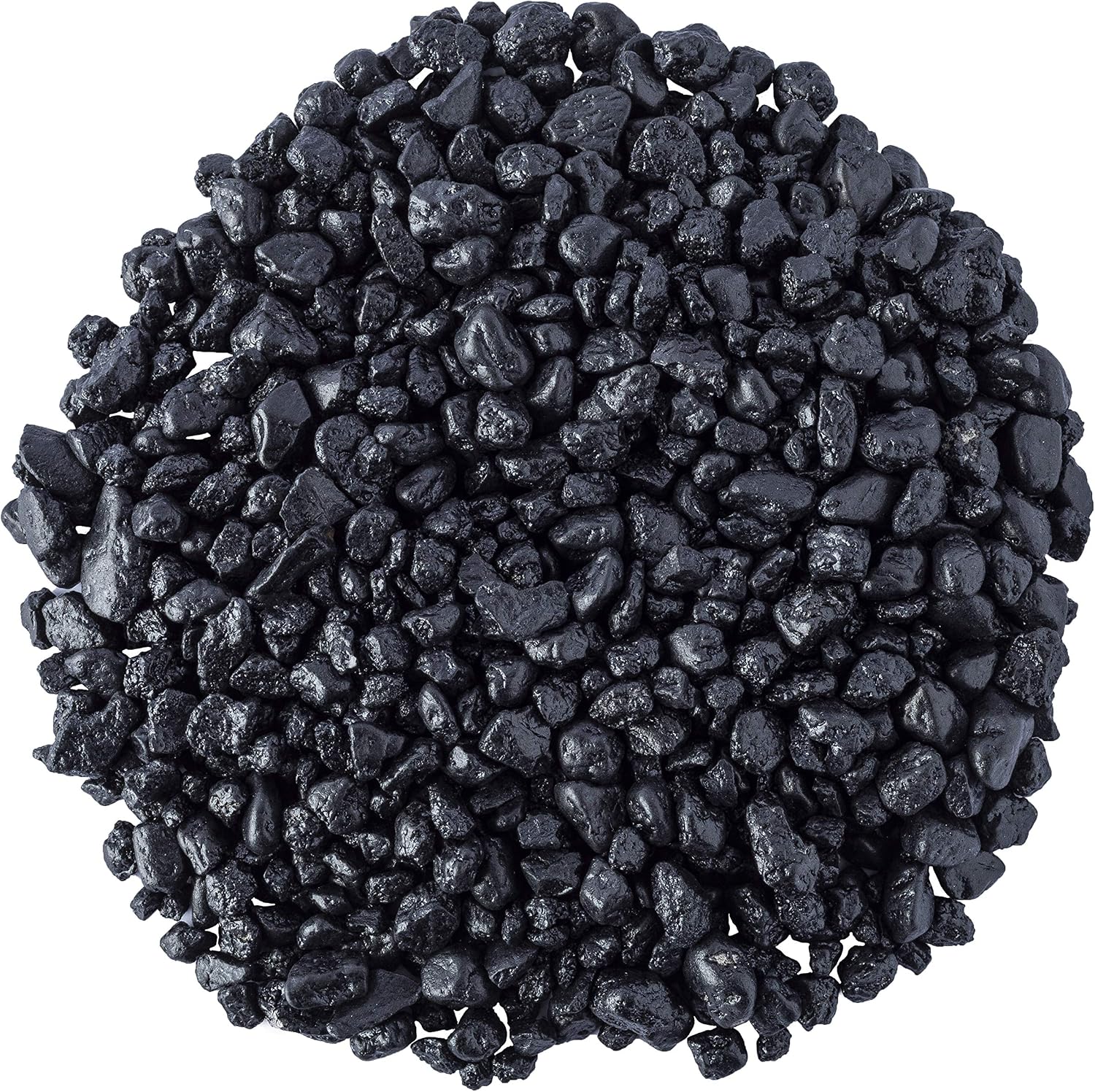 Aquarium Gravel, Solid Black, 5-Pound Bag