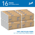 Multifold Paper Towels, Bulk, 16 x 250 Sheets (01807)