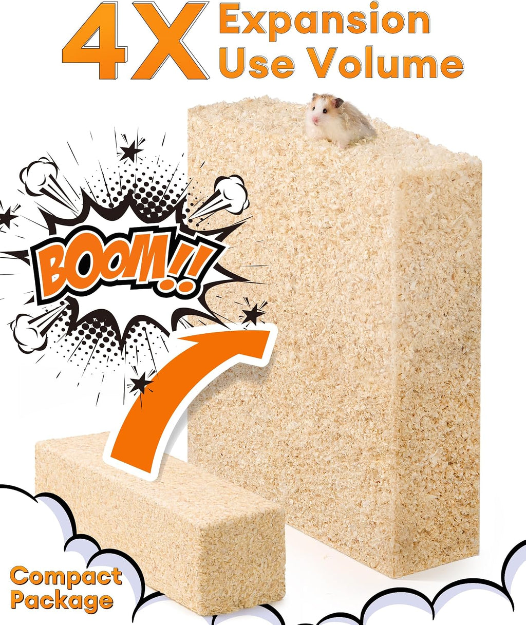 35L Aspen Bedding, Ultra-Fine Shavings for Small Animals | 100% natural <5mm aspen shavings for hamsters, snakes &