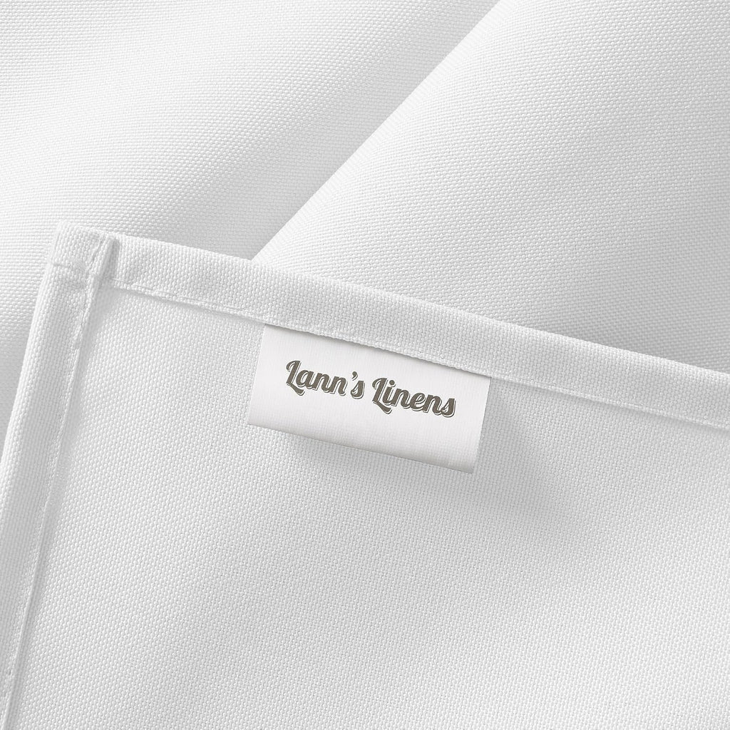 5 Pack 90 x 132 Inch Rectangular Tablecloth, Washable Polyester Fabric Table Cloth for Dining Tables, Restaurants