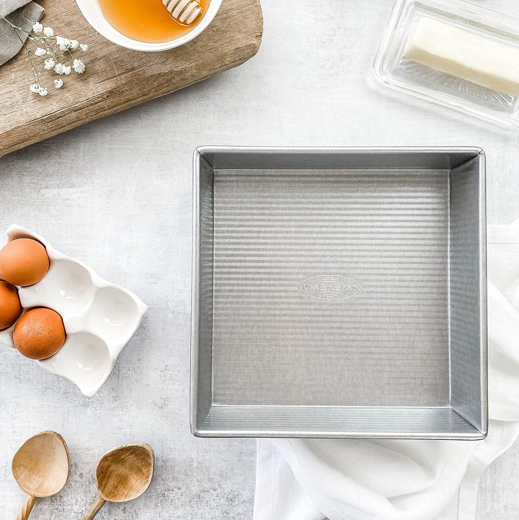 Bakeware Nonstick Square Cake Pan, 9 Inch, Aluminized Steel