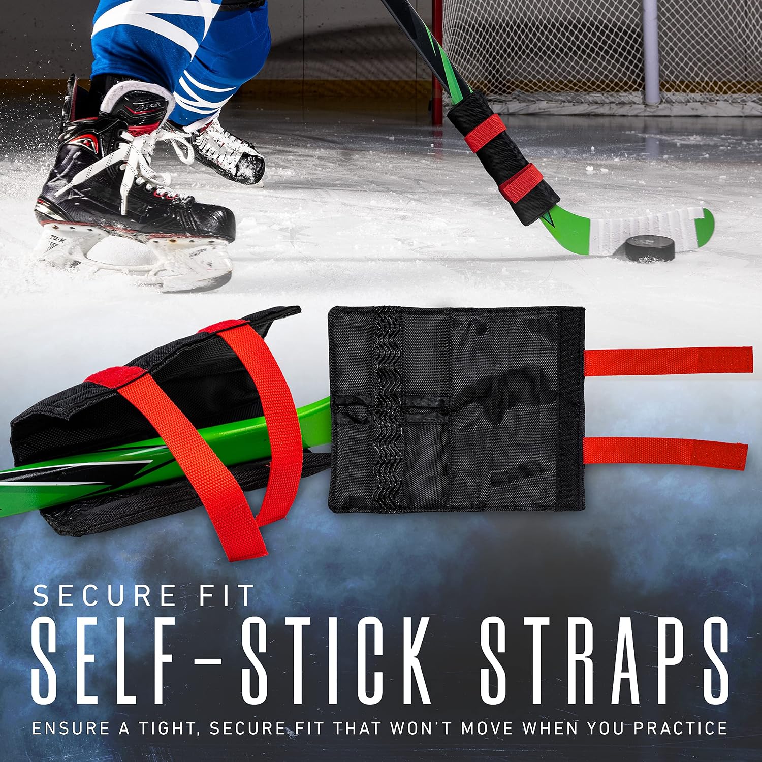 Franklin Sports Ice Hockey Stick Weight Trainer - 3.5-14 oz | Improves Hand Speed + Agility, Non-Slip Gel Grip