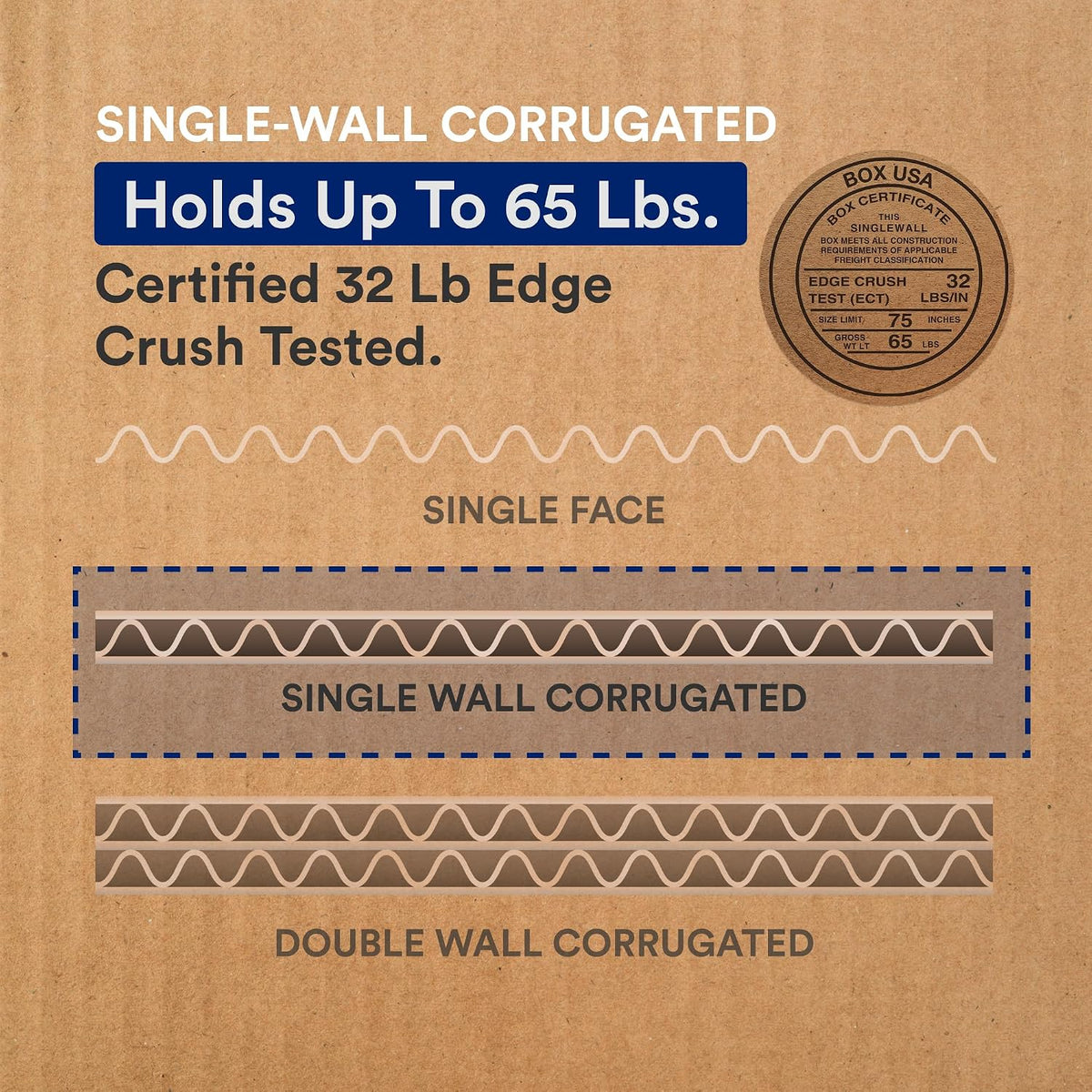 Moving Boxes Large 23L x 17W x 12H 10-Pack - Corrugated Cardboard Box for Shipping, Mailing, Packing, Packaging and