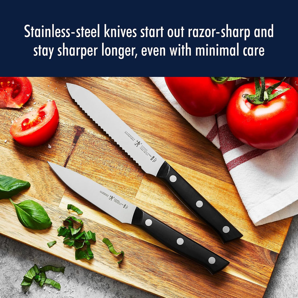 Dynamic 5-Pc Knife Set with Chef, Bread, Utility, Paring, Santoku