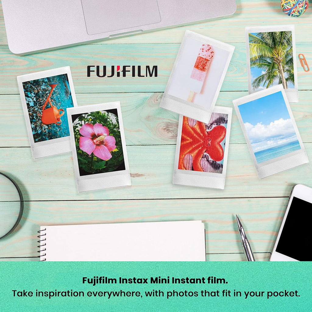 Instax Mini 12 Instant Camera Bundle with Fujifilm Instax Mini Instant Film Value Pack (60 Sheets) with Accessories