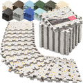 Gym Mats Set - EVA Interlocking Foam Floor Tiles Workout Mat Puzzle