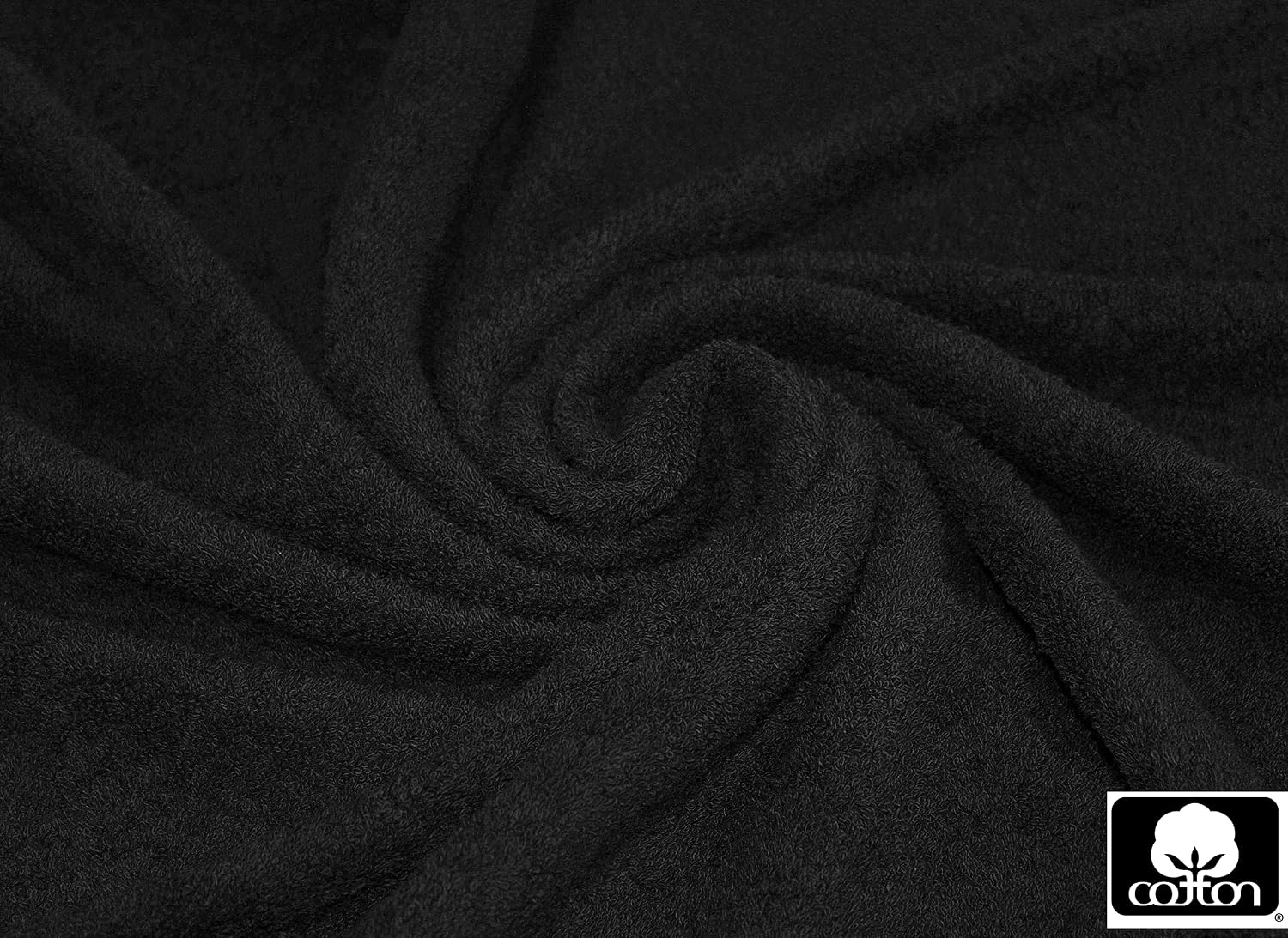 Ultra Soft Washcloths - 12 Pack 100% Ringspun Cotton Facecloth | Large 12x12 inch Black Wash Cloths - Plush 580 GSM