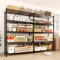 70" w Wire Shelving 1325LBS Heavy Duty Metal Rack