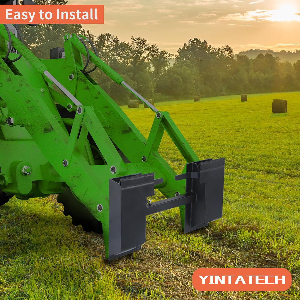 Quick Attach Adapter Skid Steer Attachment for Kubota Bobcat | Universal quick attach mount plate & conversion